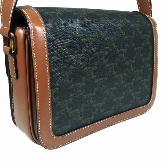 Celine Classic Triomphe Bag Canvas Tan - Picture 7 of 16